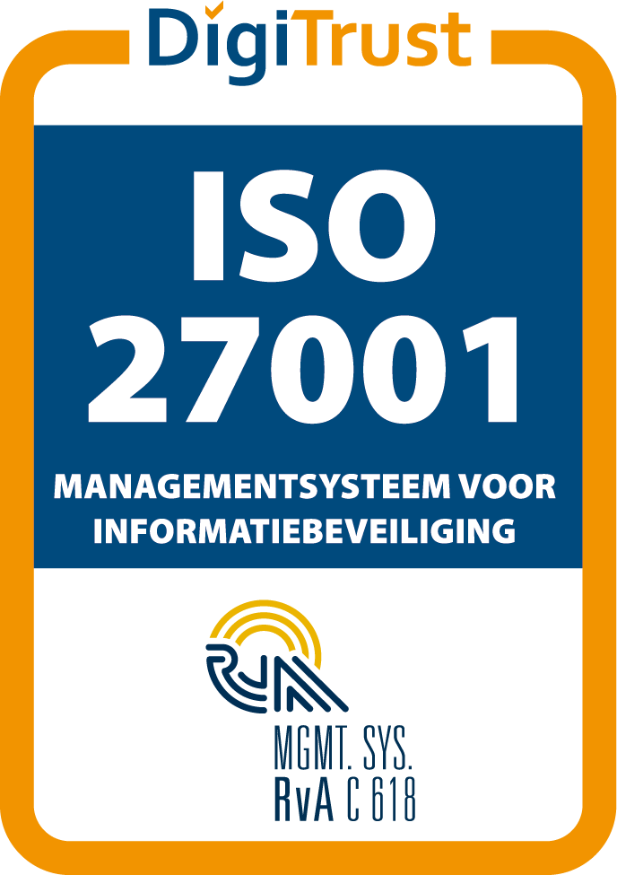 Wij zijn ISO 27001 gecertificeerd
