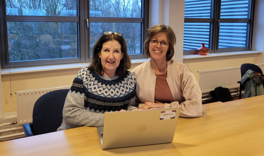 Gerda de Jong en Joke Riep – vicevoorzitter en voorzitter VVAR Zorggroep Oude en Nieuwe Land