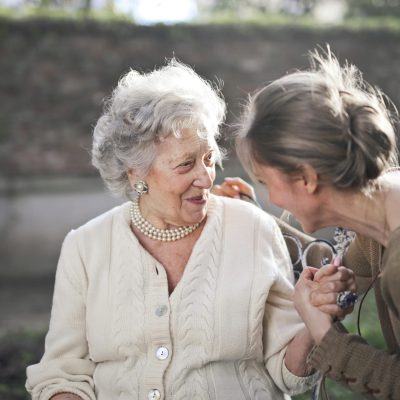 informele zorg dame met dochter